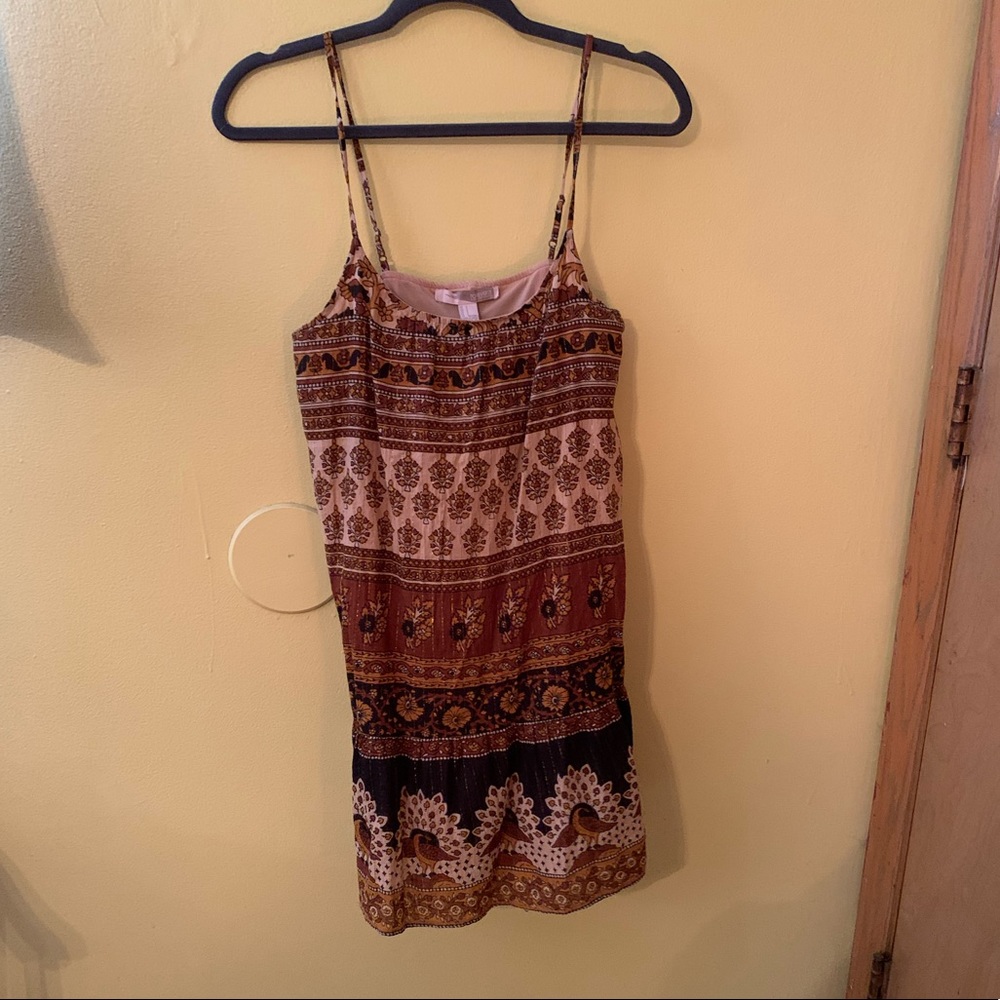 Gold/Brown/Black Size Small Forever 21 Mini Dress